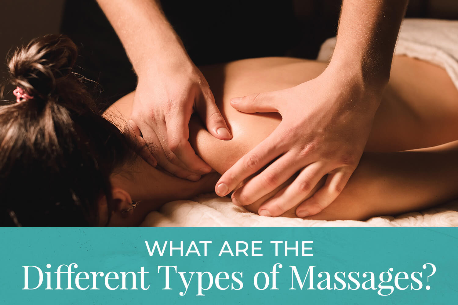 massage therapist massaging client